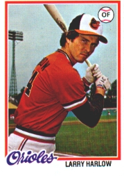 1978 Topps Baseball Cards      543     Larry Harlow DP RC